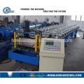 Colored Galvanized Metal Profile Self Lock Roof Sheet Roll Making Machine From China factory